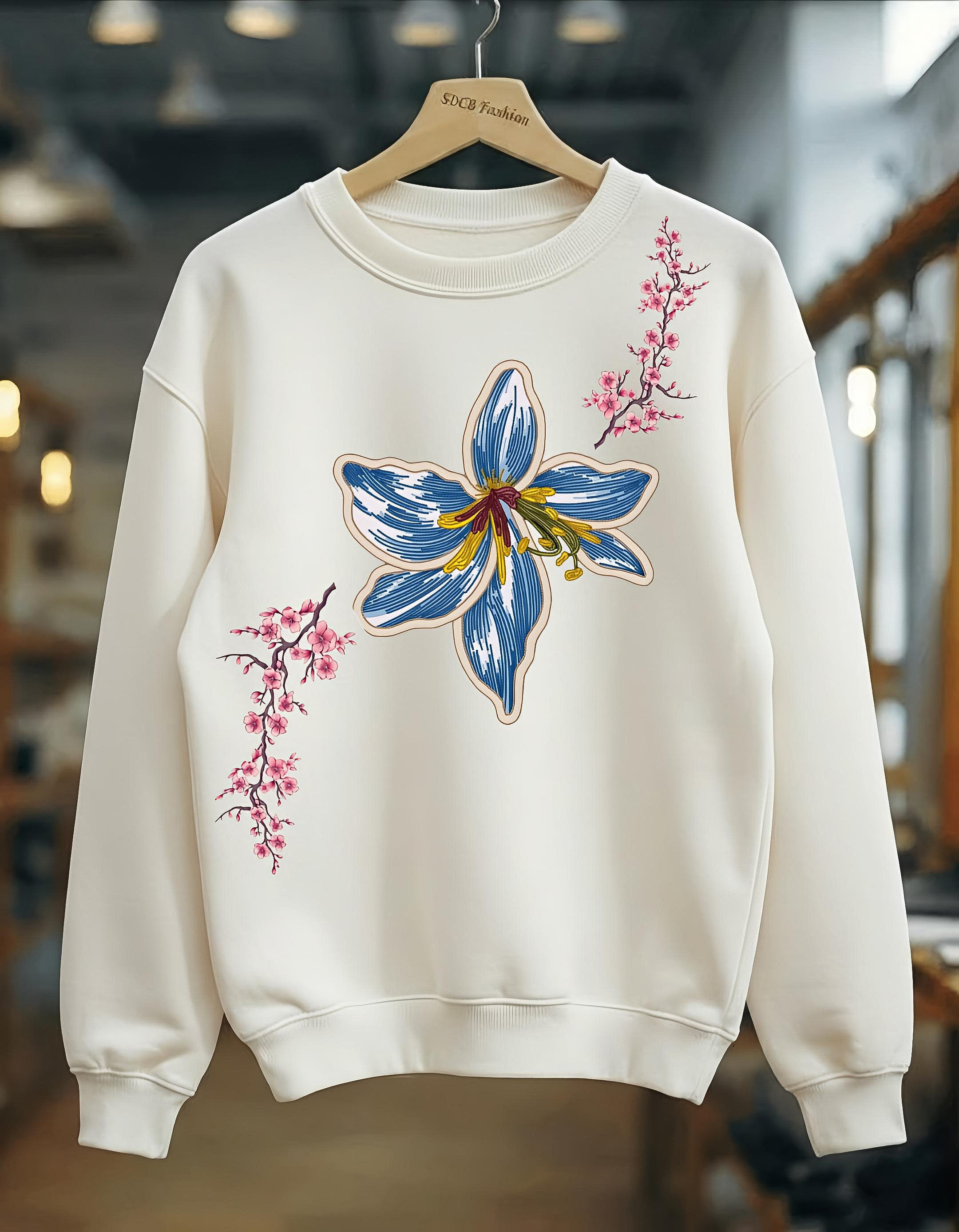 SDCB / Fashion / CRANE LEAF'                   REGULAR FIT DESIGNER SWEATSHIRT