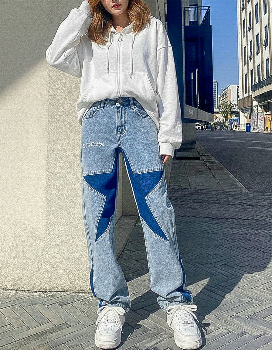 SDCB / Fashion / Y2K STAR' PEATCH WORK DENIM JEN'S