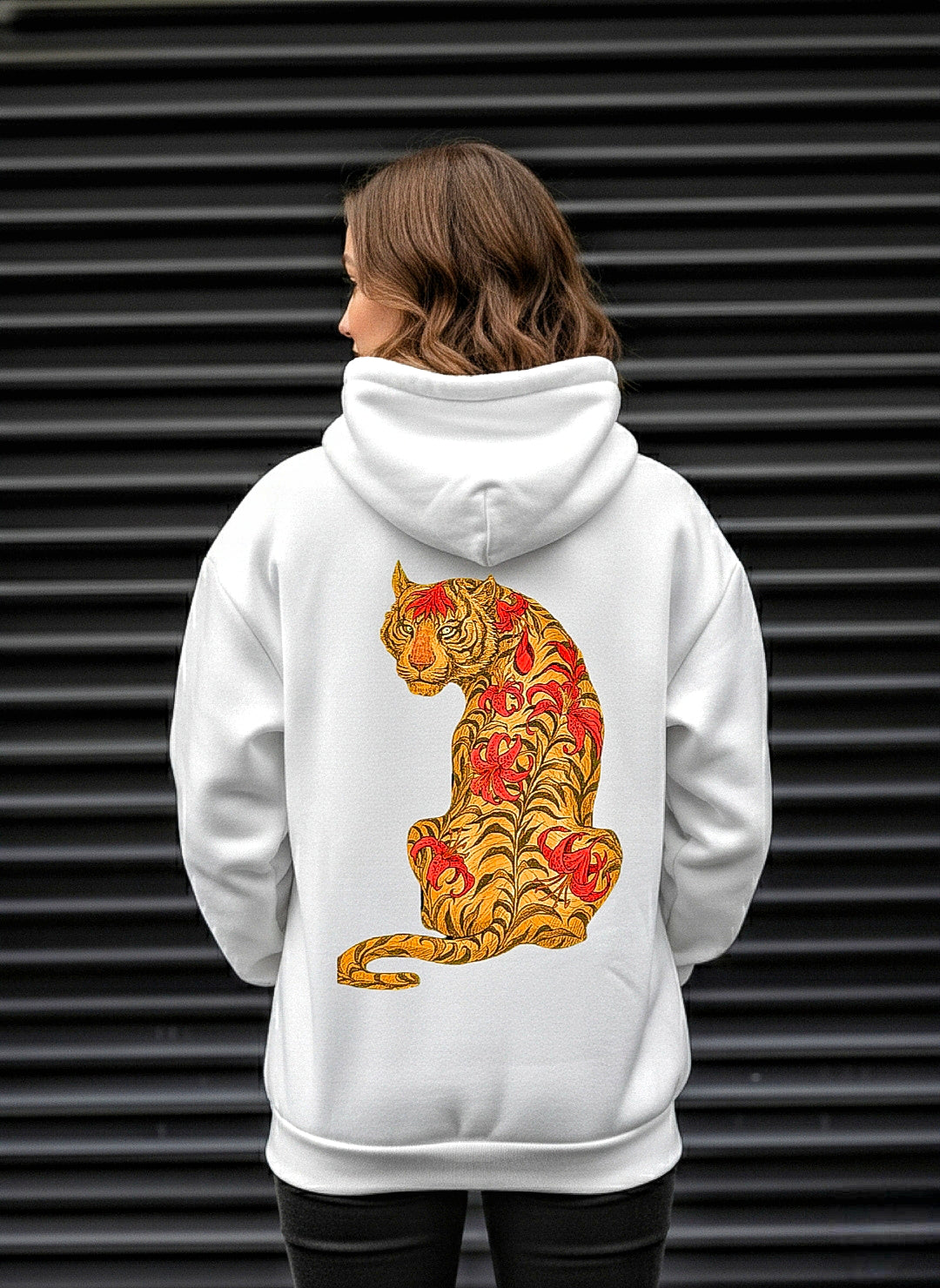 SDCB / Fashion / JAPANESE TIGER & LILY ART HOODIE'