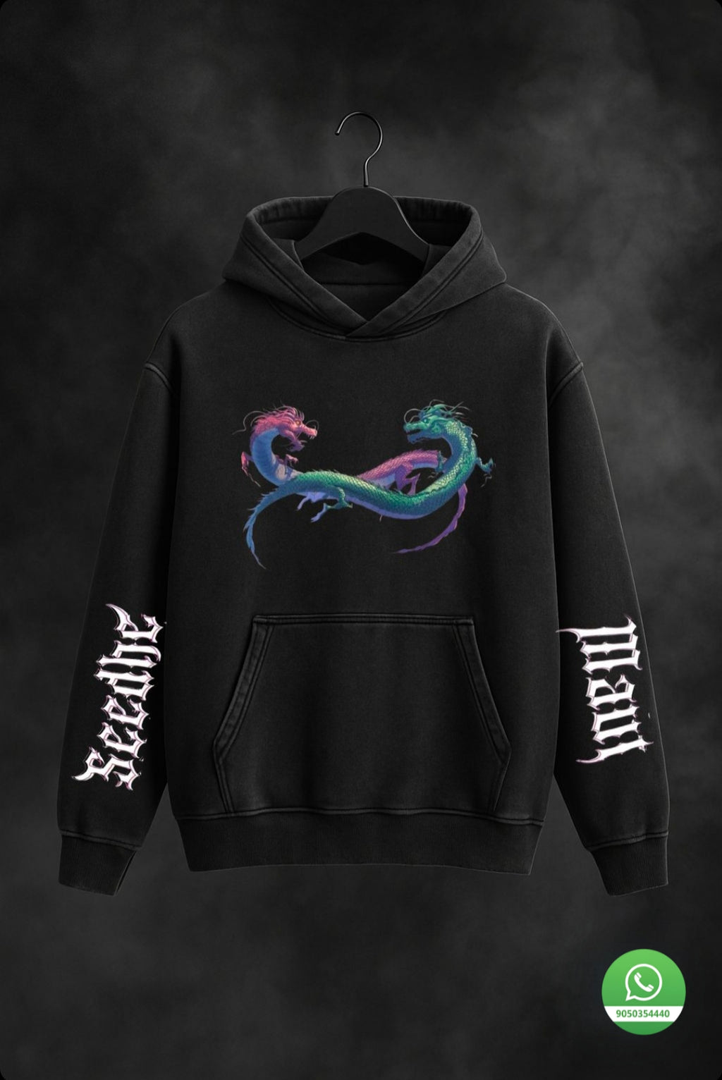 SDCB / Fashion / Seedhe Maut (DHH) Acid wash Oversized Hoodie