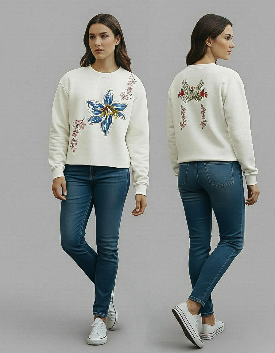 SDCB / Fashion / CRANE LEAF'                   REGULAR FIT DESIGNER SWEATSHIRT
