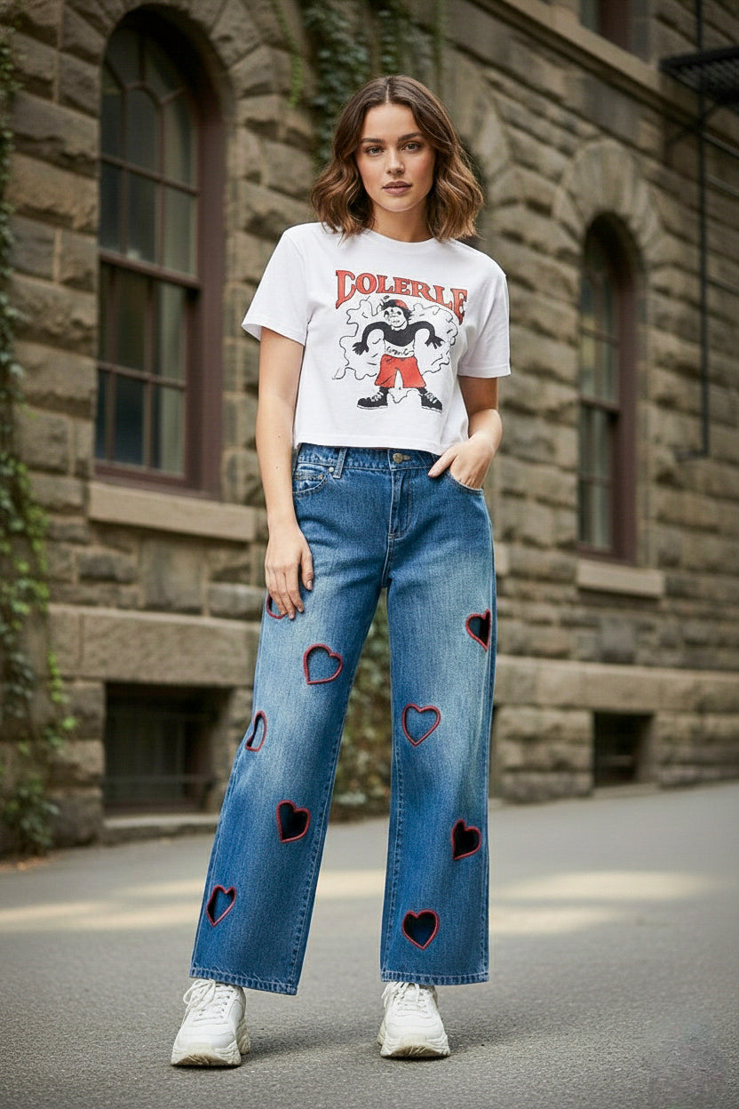 SDCB / Fashion / HEART'                Embrodri Design Denim Jen's