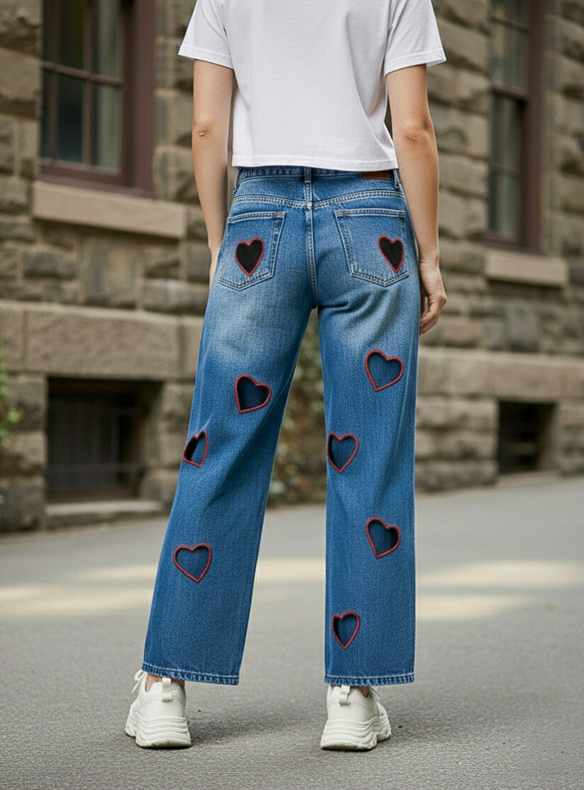 SDCB / Fashion / HEART'                Embrodri Design Denim Jen's