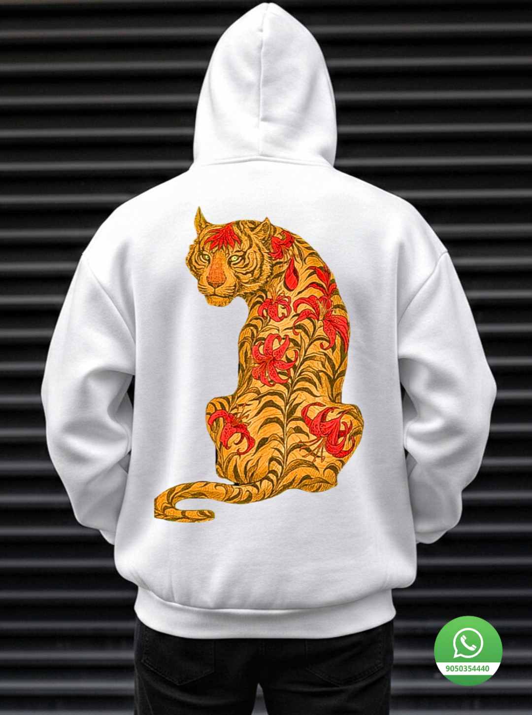 SDCB / Fashion / JAPANESE TIGER & LILY ART HOODIE'