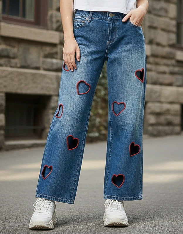 SDCB / Fashion / HEART'                Embrodri Design Denim Jen's