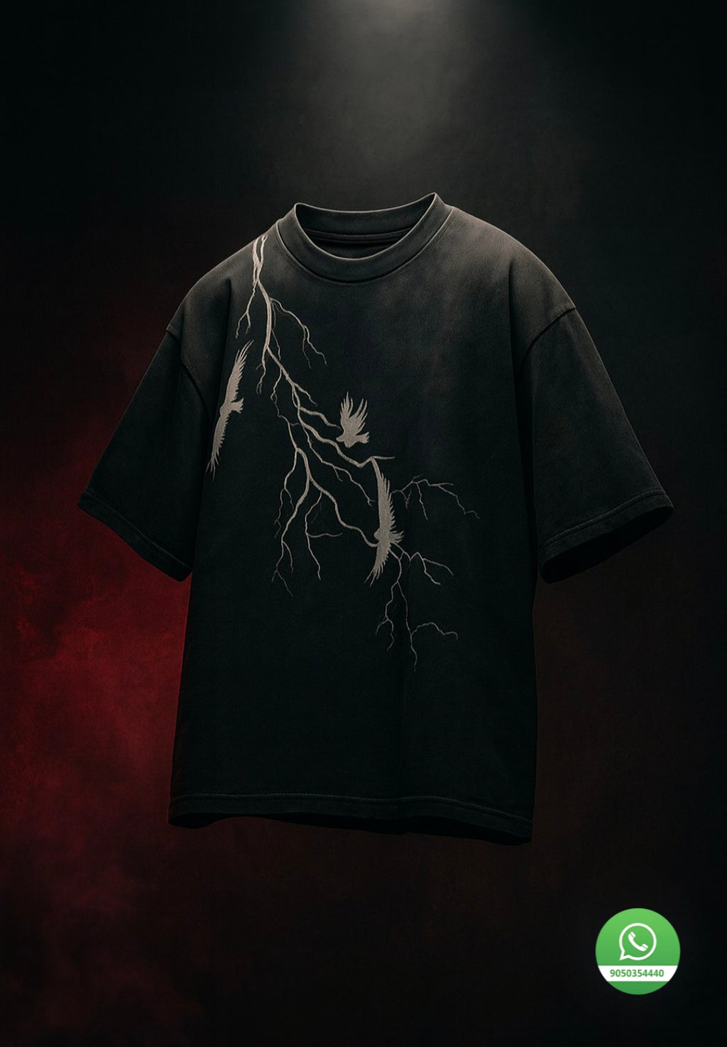 SDCB / Fashion / Freedom Birds Acidwash Oversized TEE