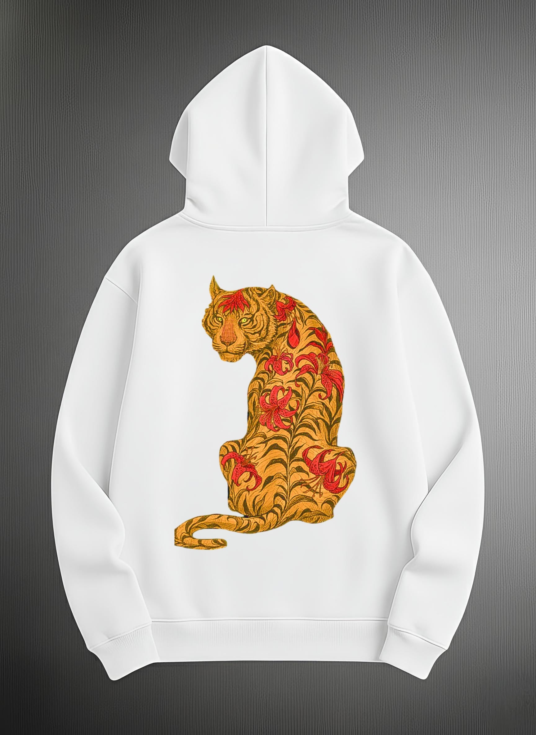 SDCB / Fashion / JAPANESE TIGER & LILY ART HOODIE'