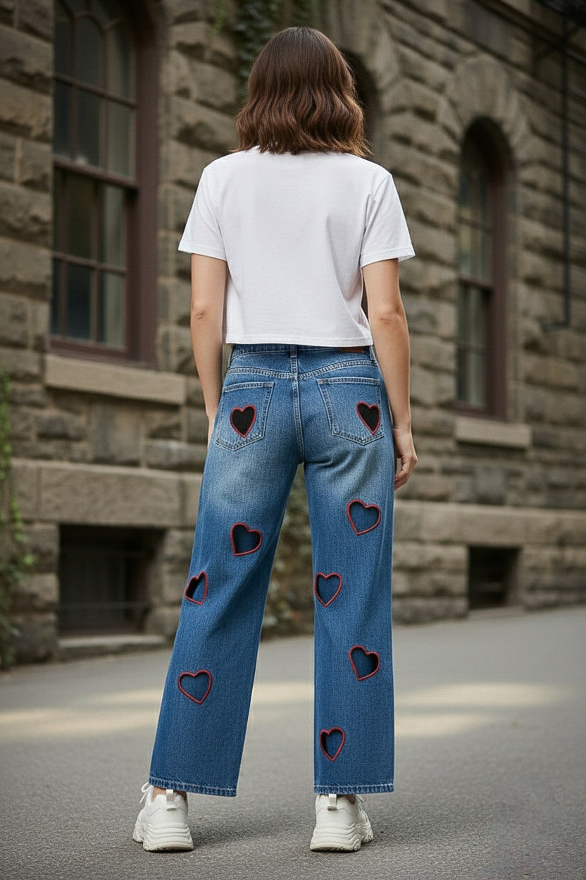 SDCB / Fashion / HEART'                Embrodri Design Denim Jen's