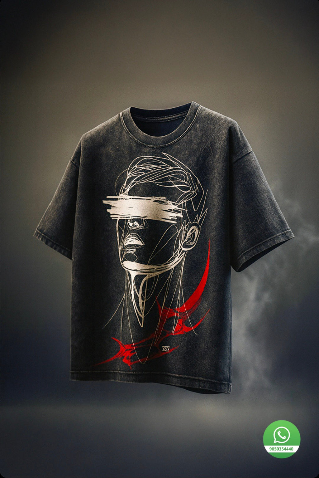 SDCB / Fashion / Scarlet Acidwash Oversized TEE