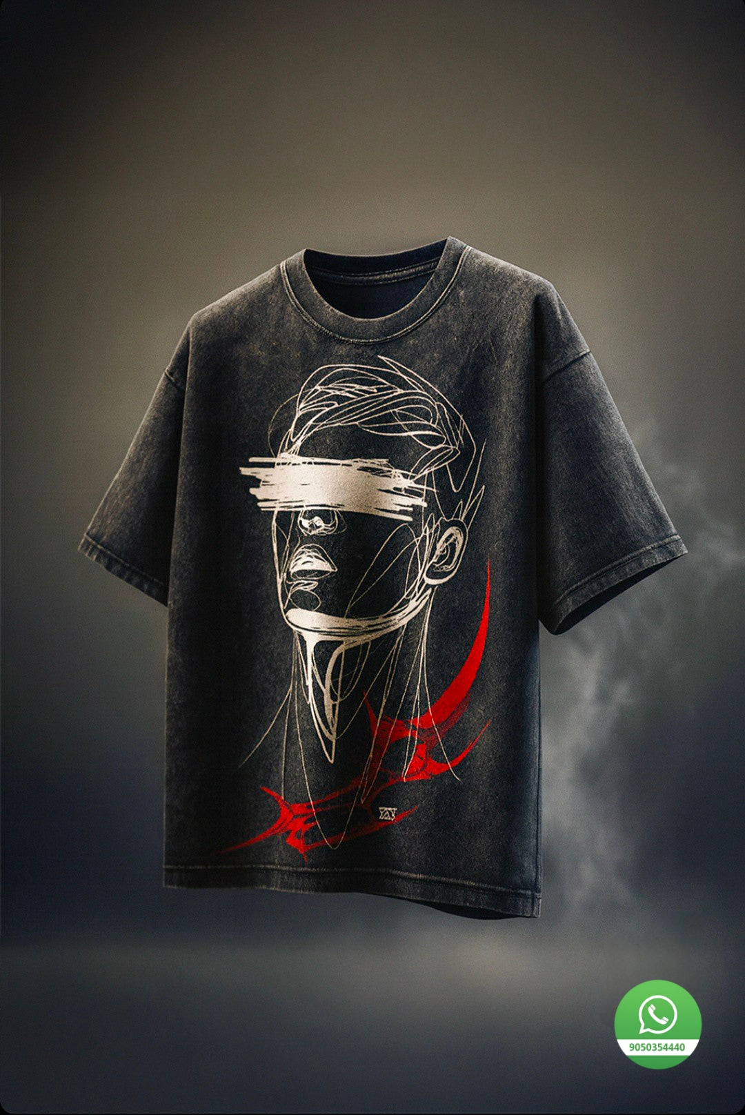 SDCB / Fashion / Scarlet Acidwash Oversized TEE