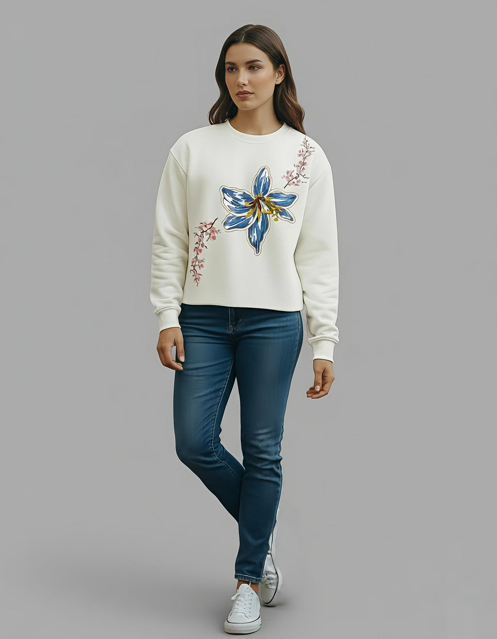 SDCB / Fashion / CRANE LEAF'                   REGULAR FIT DESIGNER SWEATSHIRT
